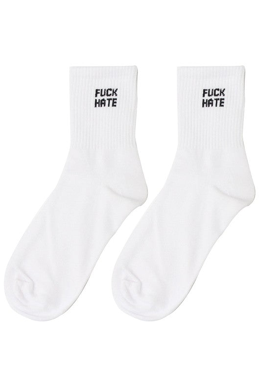 Statement Socks (warning, foul language)