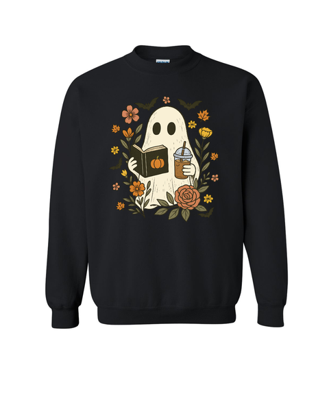 Floral Reading Ghostie