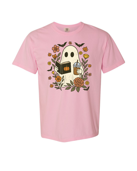 Floral Reading Ghostie