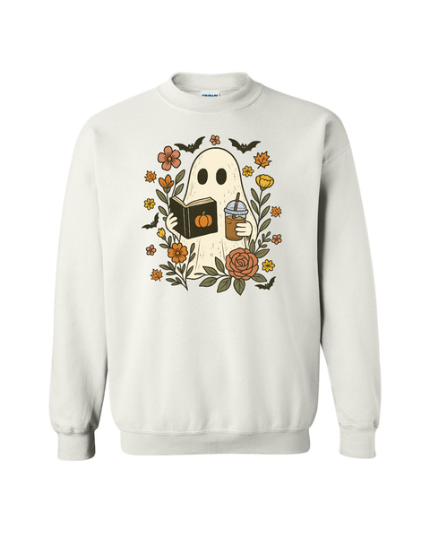 Floral Reading Ghostie