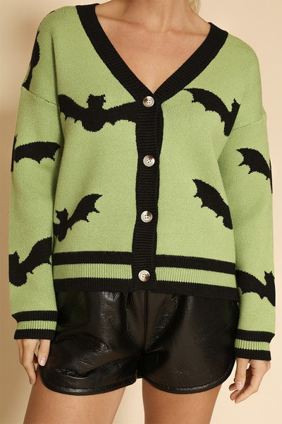 You Drive Me Batty Cardigan