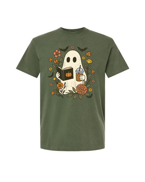 Floral Reading Ghostie