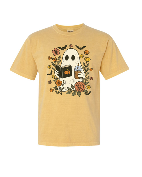 Floral Reading Ghostie