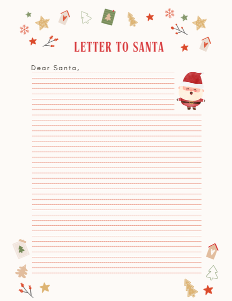 Santa Letters - Free Template
