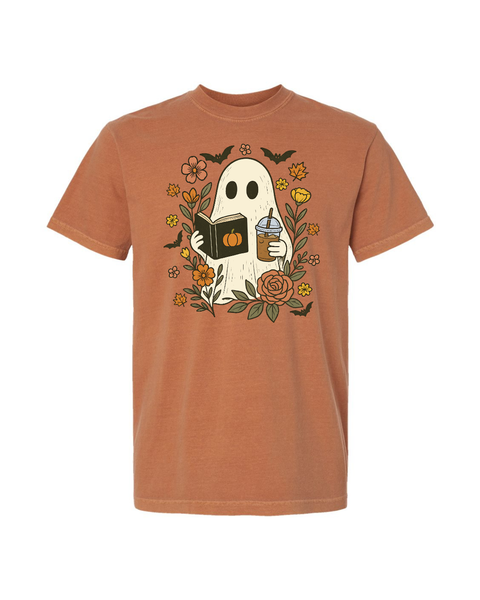 Ready to Ship Fall Floral Reading Ghost