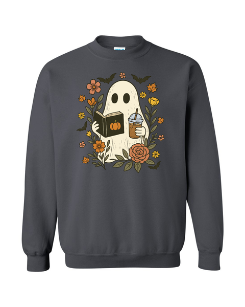 Floral Reading Ghostie