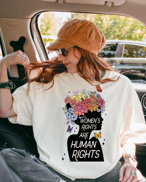 Women's Rights -Floral Silhouette