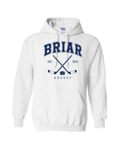 Briar University Hockey Logo w/Sticks
