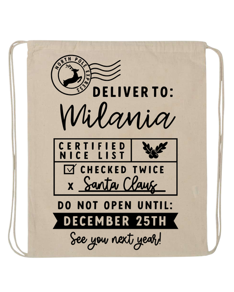 Reuseable Holiday Gift Bags- Custom Options