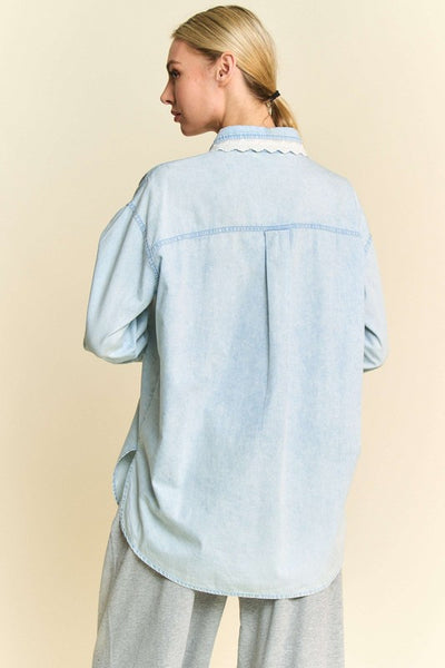 Darling Denim Button Up