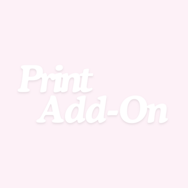 Maple Leaf Print Add On