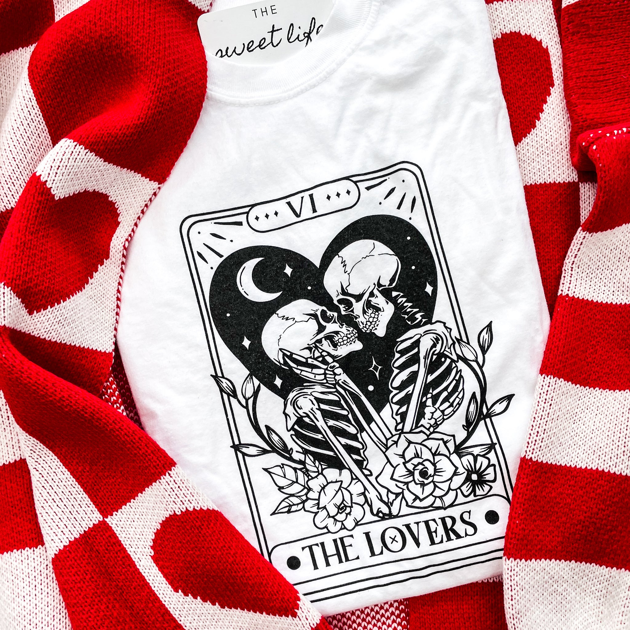 The Lovers Tarot Card Unisex Tee