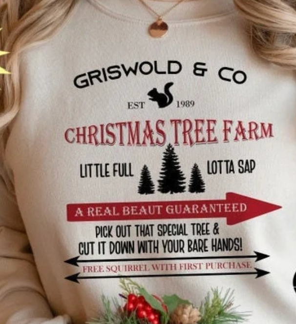 National Lampoon's Christmas Tree Farm~ Adult Unisex