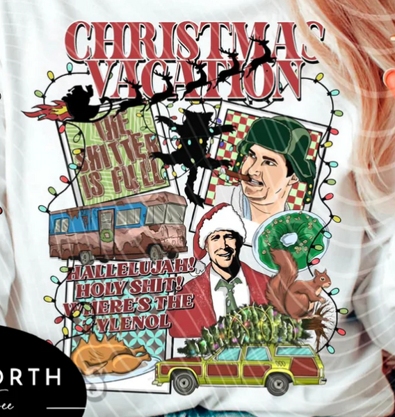 Ready to Ship National Lampoon Christmas Vacation #2 Hemp Green Tee