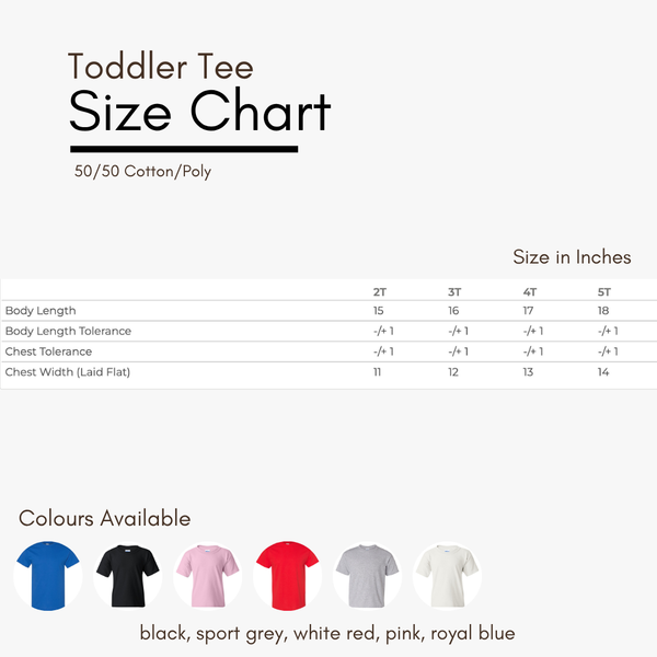 Toddler Sizes- Pick Your Print
