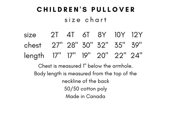 Stay Cozy Crewneck Pullovers ~ Children's