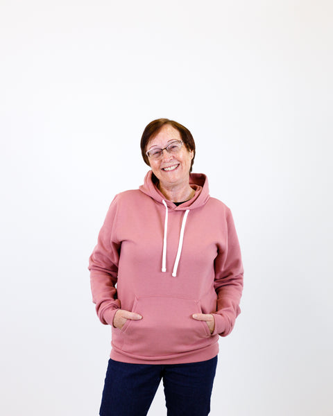 Rose Blank Basics ~ Adult Hooded Sweatshirt